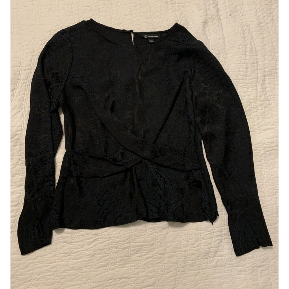 inc international concepts snake print jacquard Blouse Size M